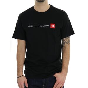 T-SHIRT NEVER STOP EXPLORING THE NORTH FACE NERO